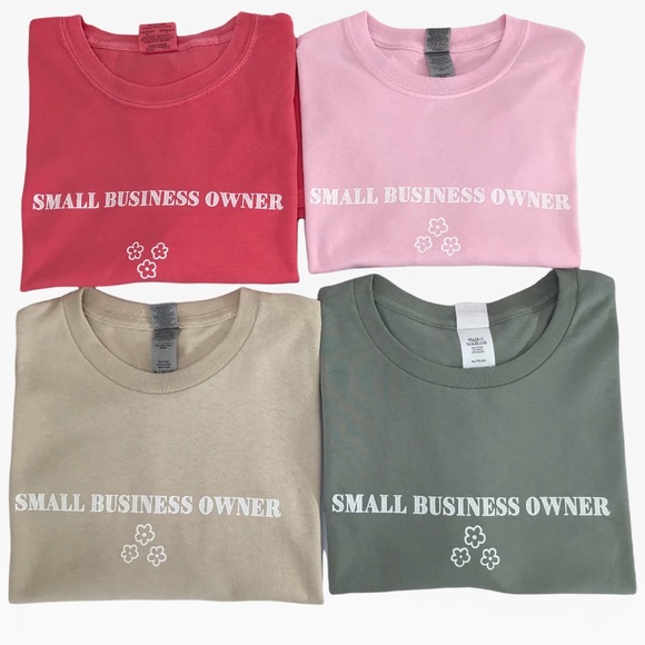 SMALL BUSINESS OWNER Unisex Adult 100% Cotton T-Shirts - Various - Picture 3 of 14